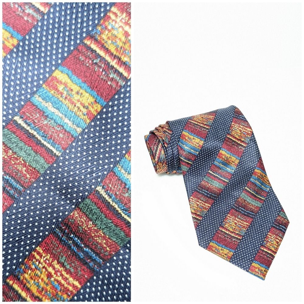 Missoni Silk Multicolor Striped Tie